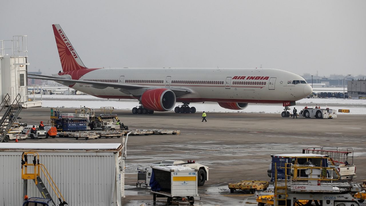 An Air India Boeing 777 plane is seen at O'Hare International Airport in Chicago. Credit: Reuters file photo