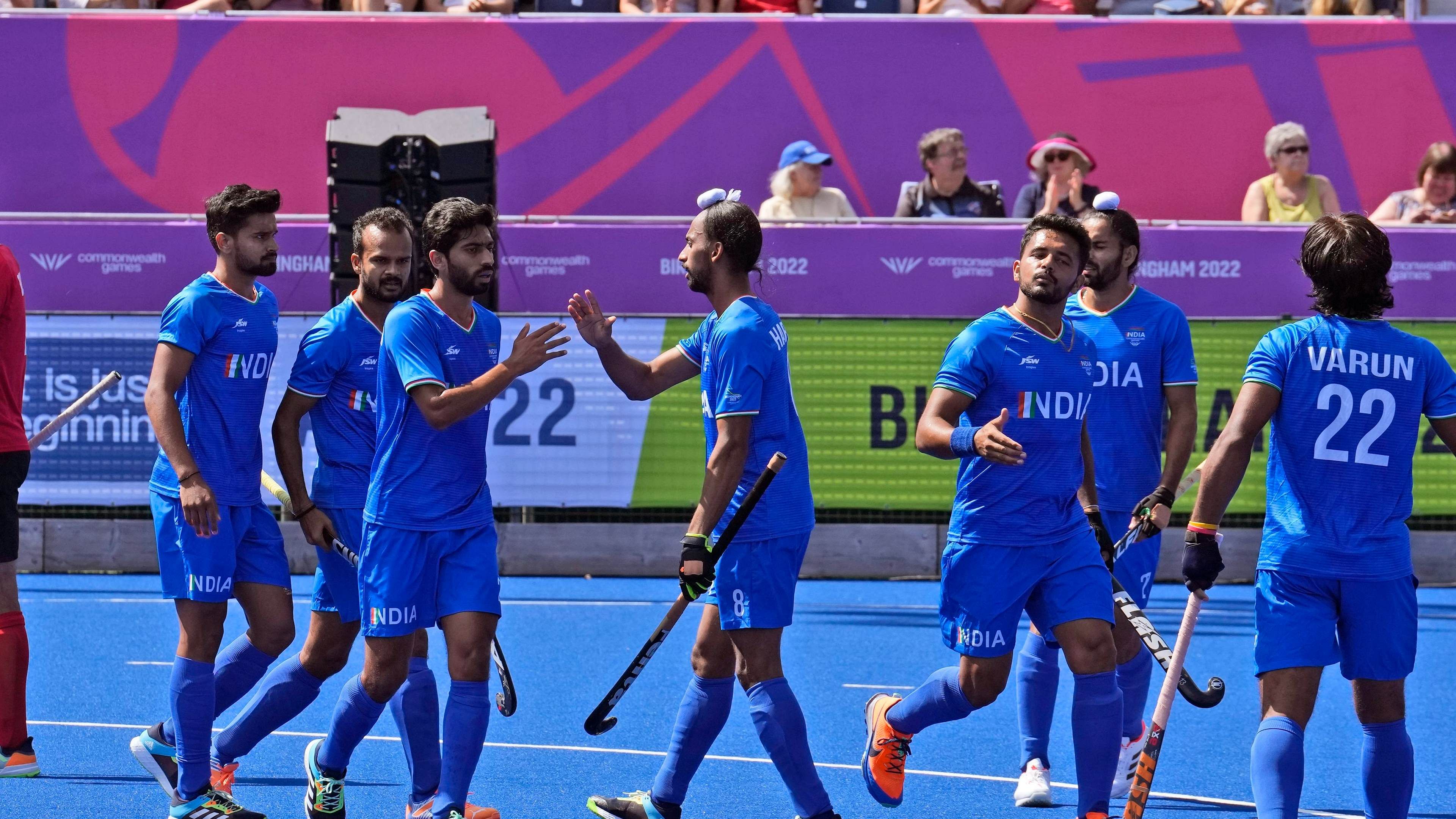 India conceded a last-minute goal to lose the opening Test 4-5. In the second game, they were leading through skipper Harmanpreet Singh's third-minute goal but were blown away in the final quarter to go down 4-7. Credit: AP Photo