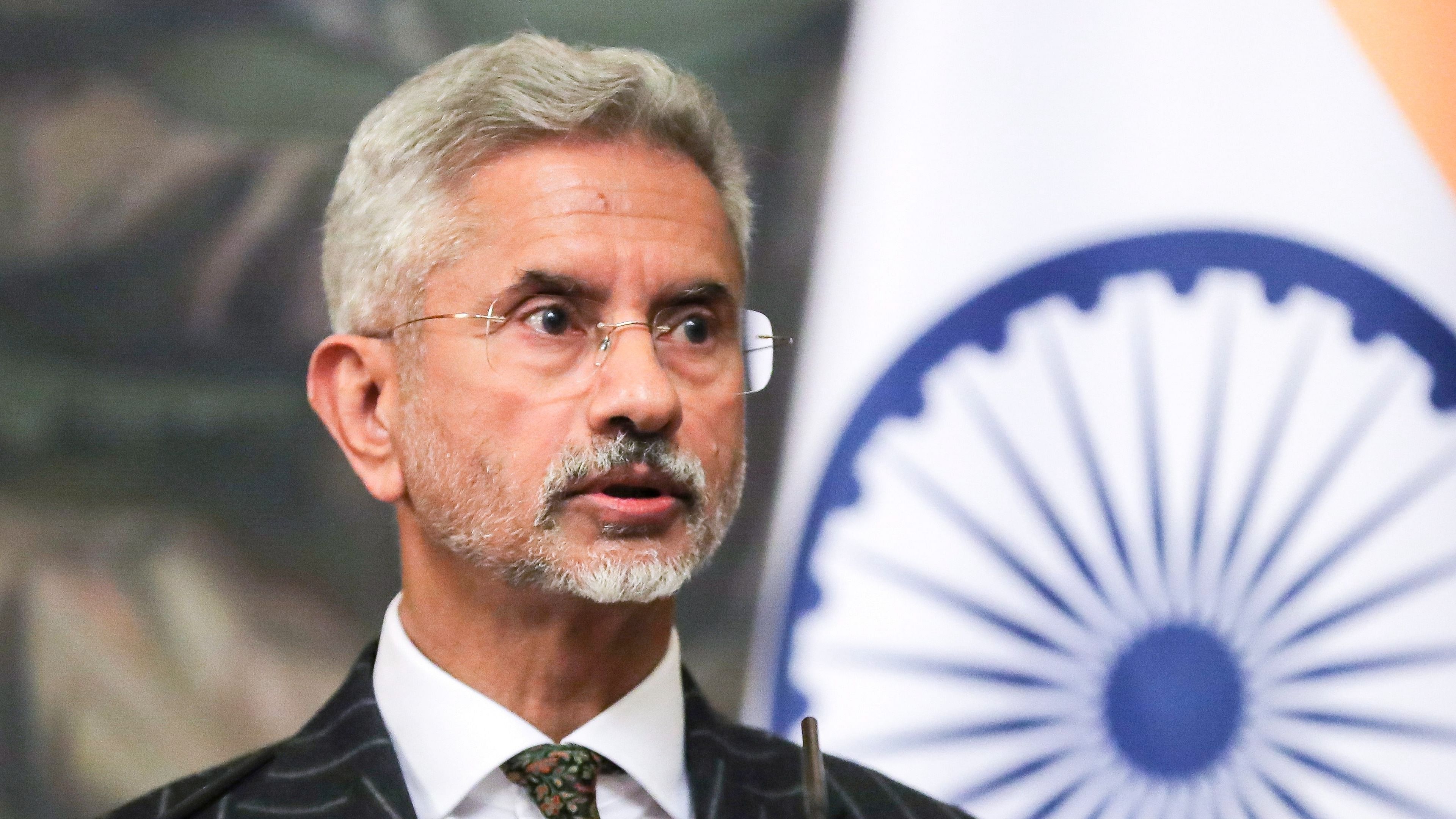 “The rise of India is deeply linked to the rise of Indian technology. It could be semiconductors, it could be 5G, artificial intelligence, commercial space launches, satellite fabrication,” Jaishankar said. Credit: AP/PTI Photo