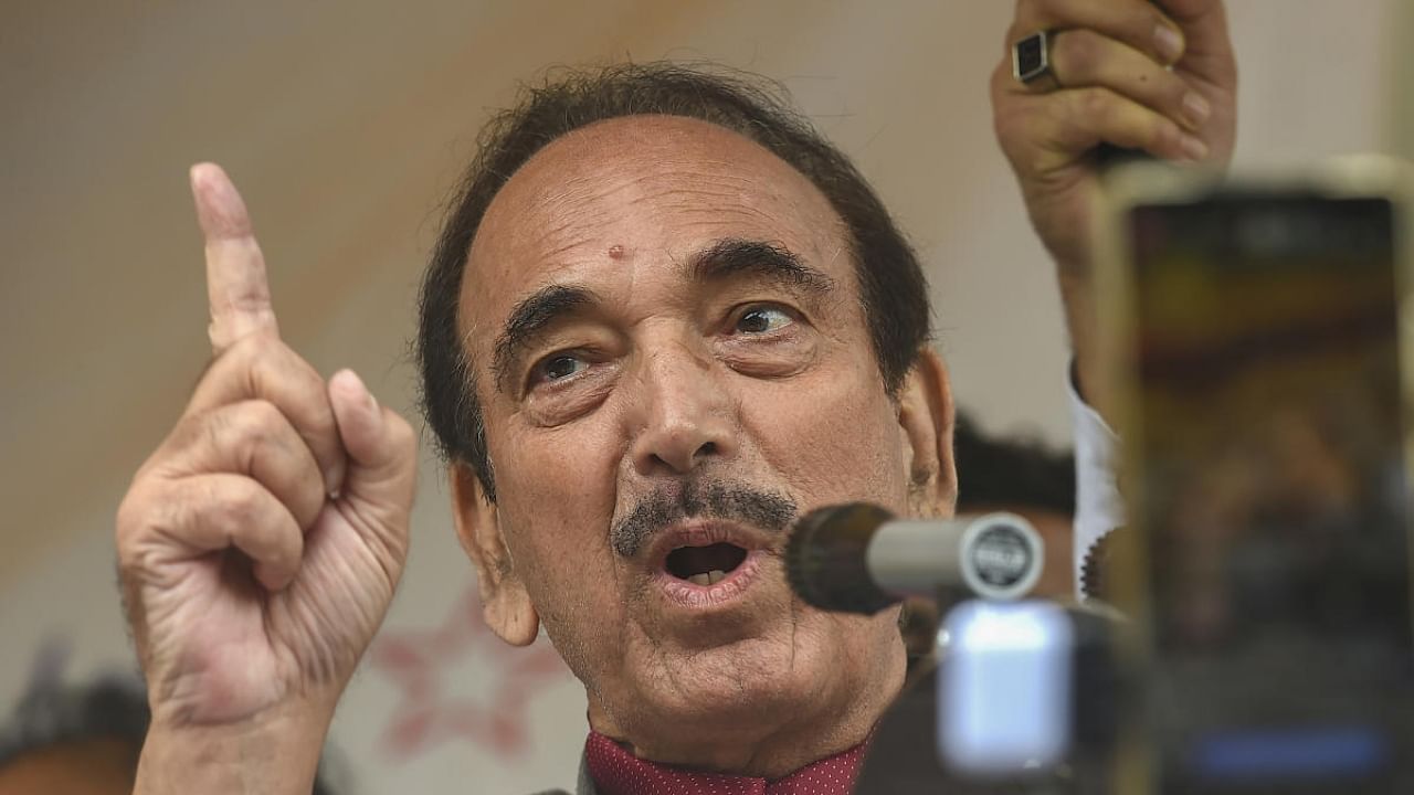 Ghulam Nabi Azad. Credit: PTI Photo