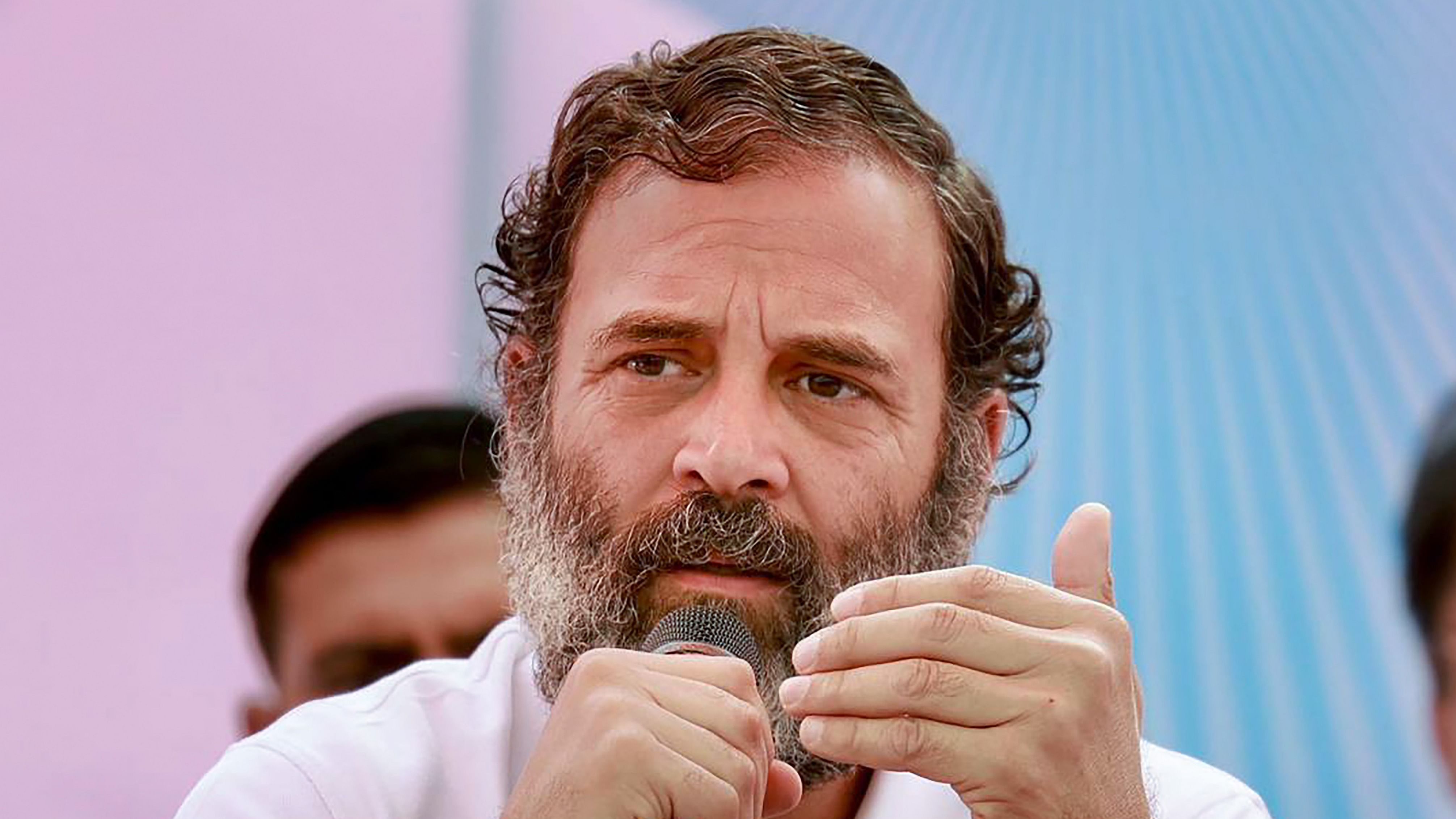 The incident, which occurred during the campaigning for the Gujarat Assembly polls, prompted Congress leader Rahul Gandhi to attack the BJP government with a jibe that the land of Mahatma Gandhi and Sardar Patel was "intoxicated". Credit: PTI Photo