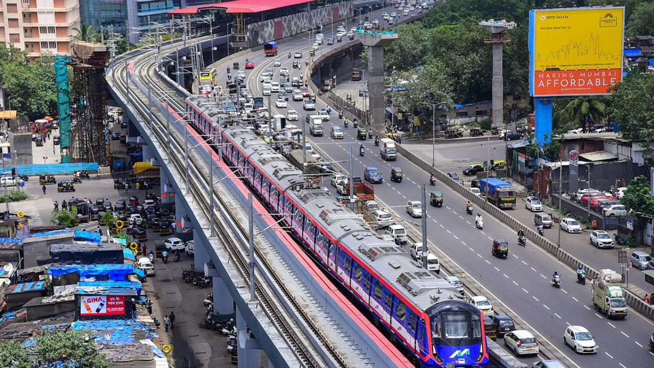 Metro trial run in Mumbai. Credit: PTI File Photo