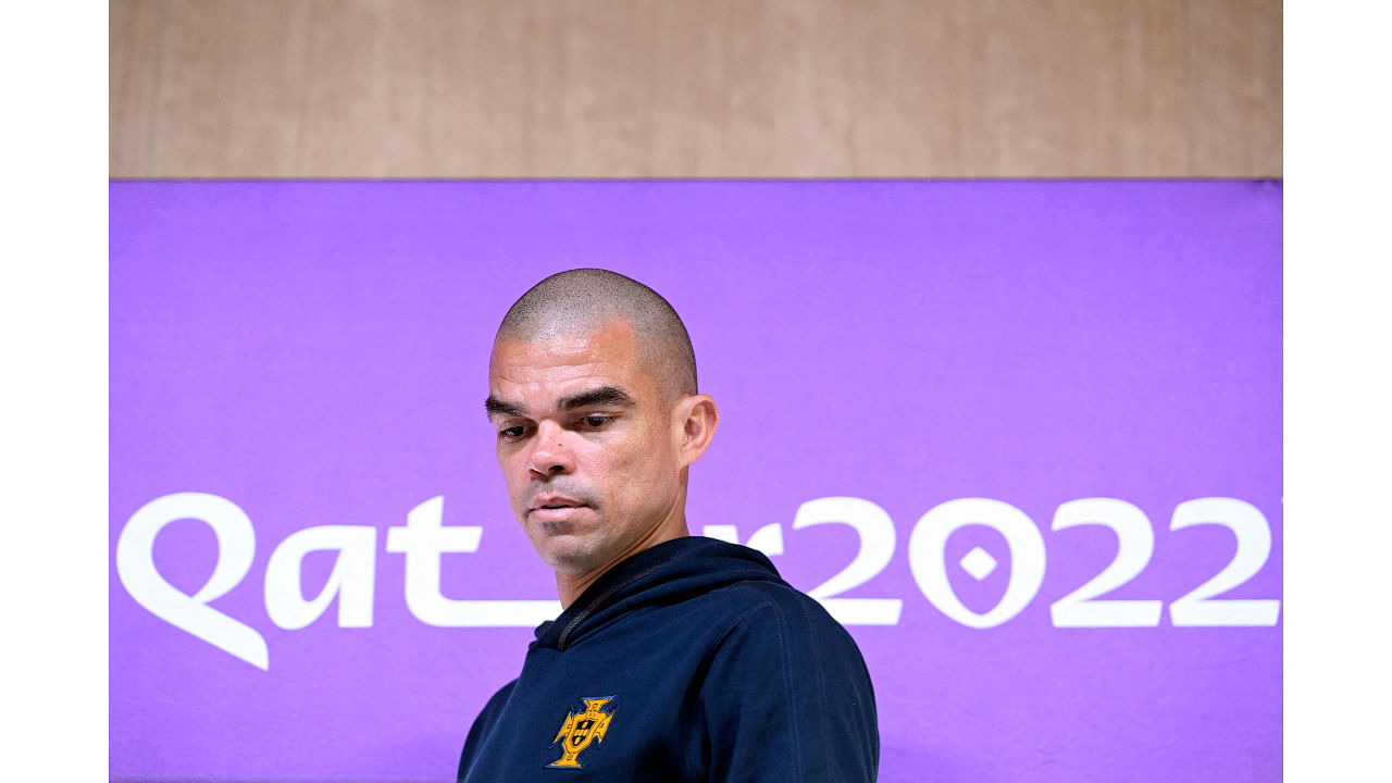'When I had the injury, I couldn't sleep to be honest," Pepe told a press conference, a day before his team play South Korea in their final Group H match. Credit: AFP photo