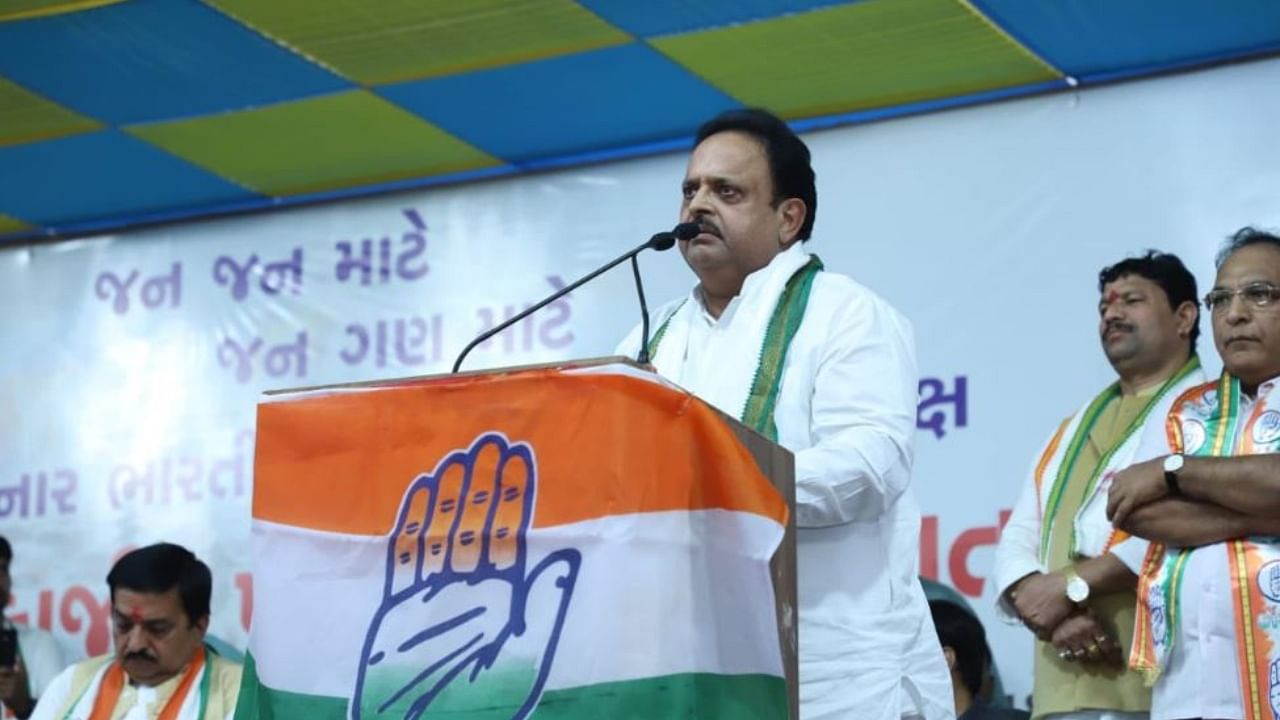 Gujarat Congress in-charge Raghu Sharma. Twitter/@RaghusharmaINC