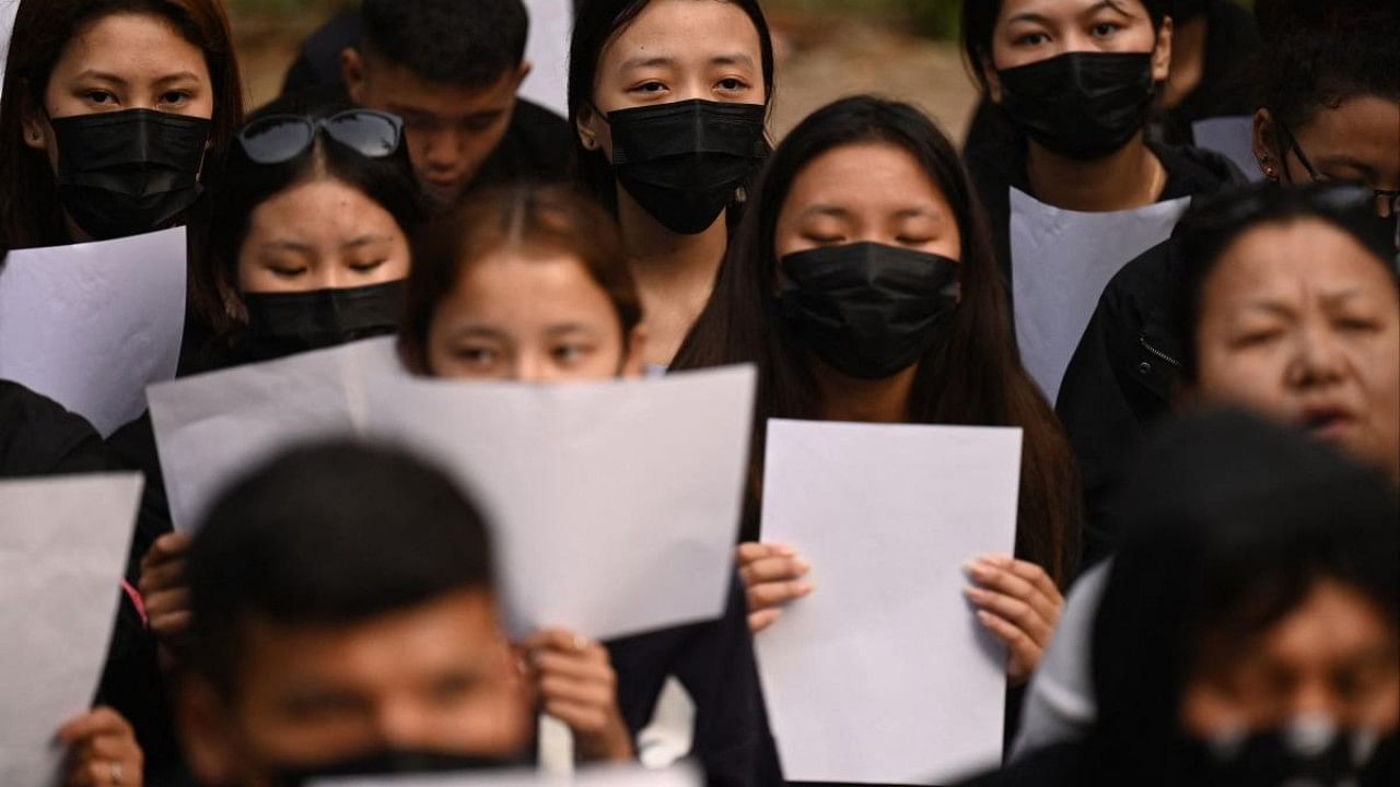 Protests in China. Credit: AFP Photo