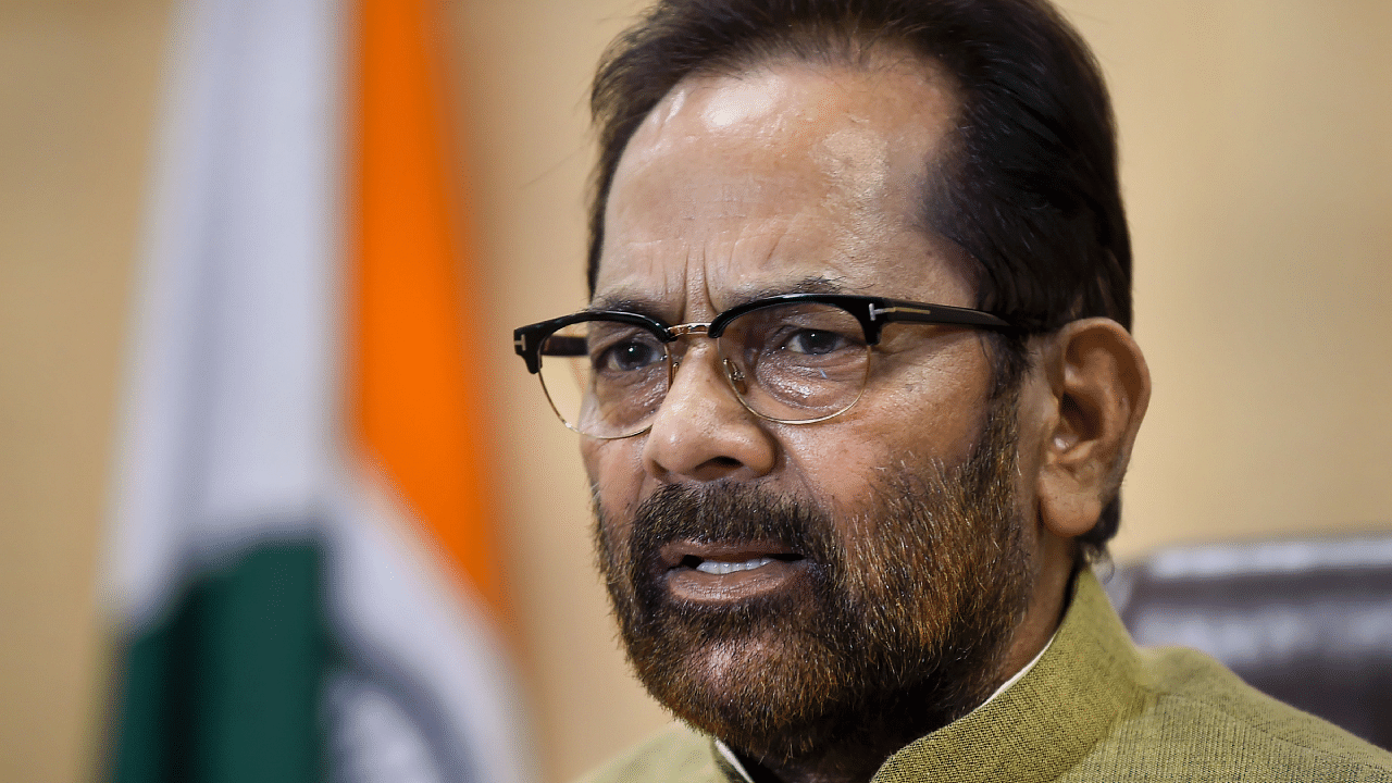 Mukhtar Abbas Naqvi. Credit: PTI Photo