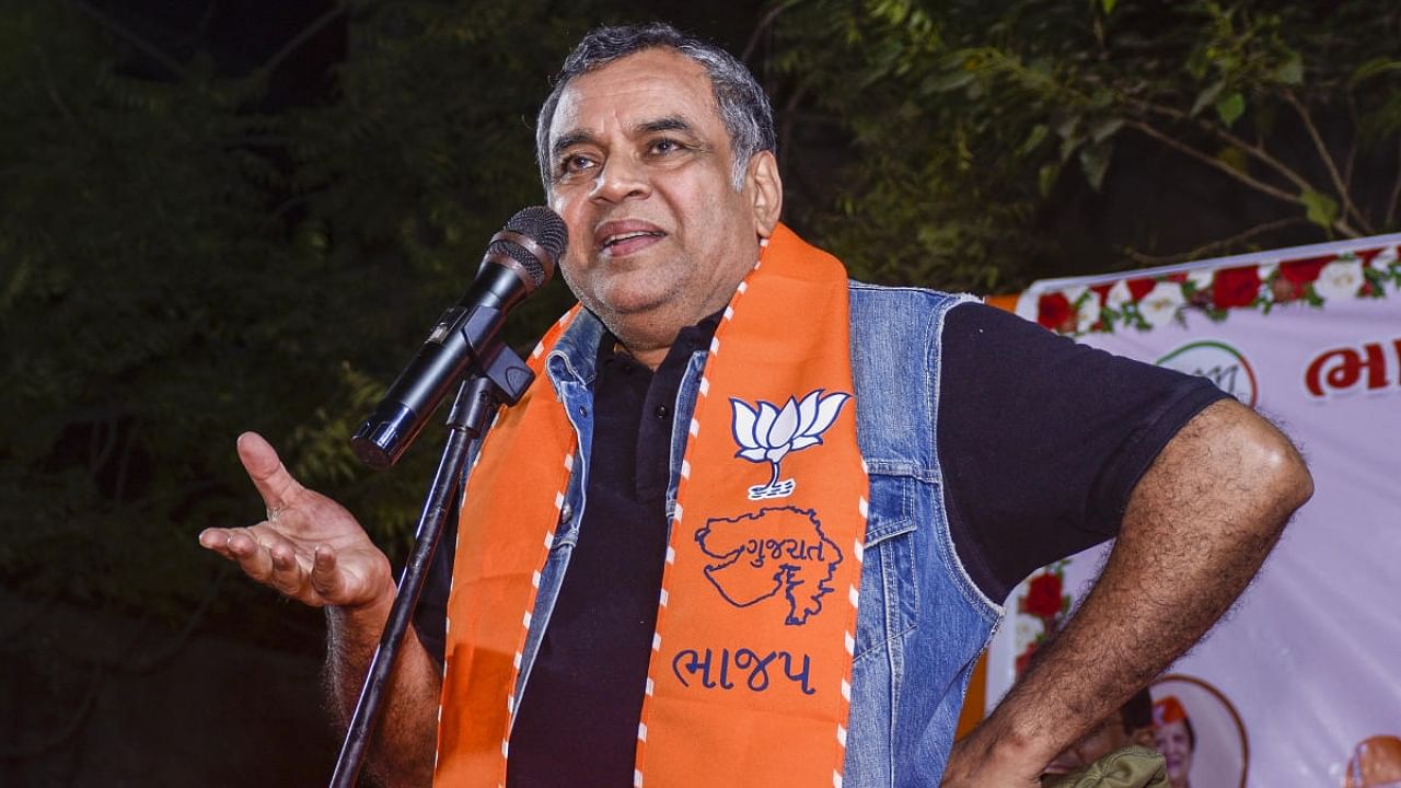 Bollywood actor and former BJP MP Paresh Rawal. Credit: PTI Photo