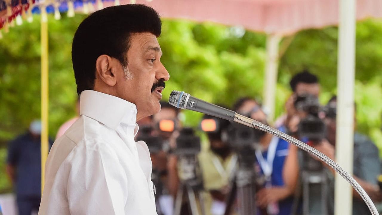 Tamil Nadu Chief Minister MK Stalin. Credit: PTI File Photo