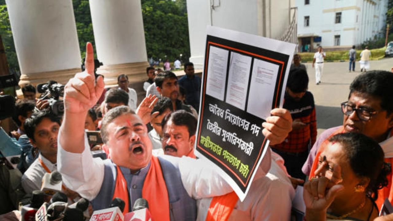 BJP's Suvendu Adhikari. Credit: PTI Photo