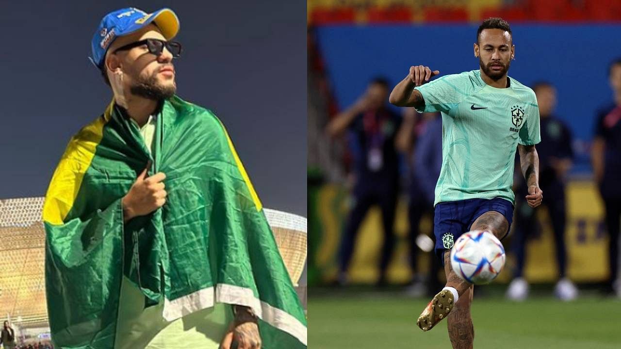 Eigon Oliveira, Neymar. Credit: Instagram/@sosiadoney, Reuters Photo