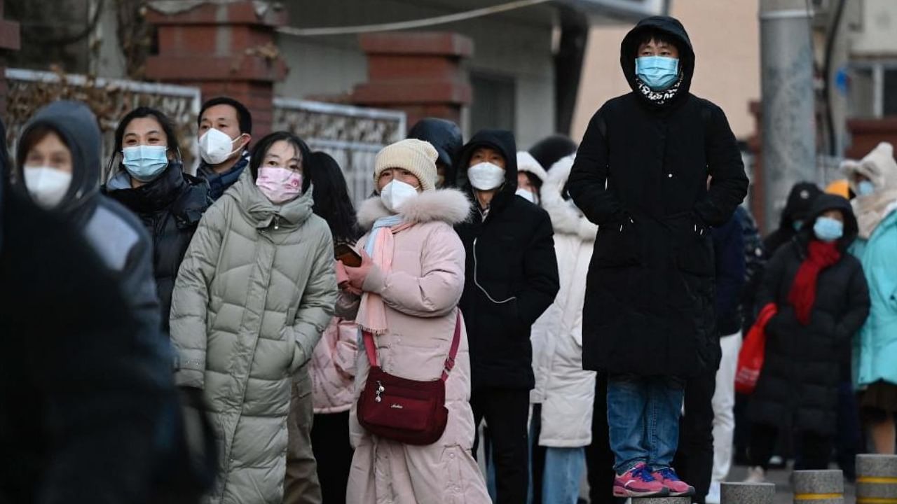 Beijing reported 2,260 Covid infections on Monday. Credit: AFP Photo