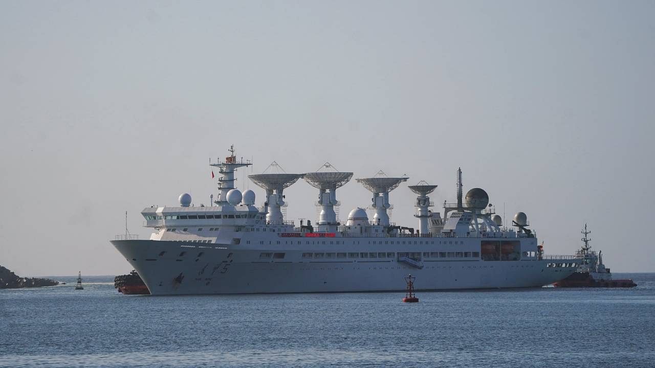 Chinese military survey ship Yuan Wang 5. Credit: Reuters File Photo