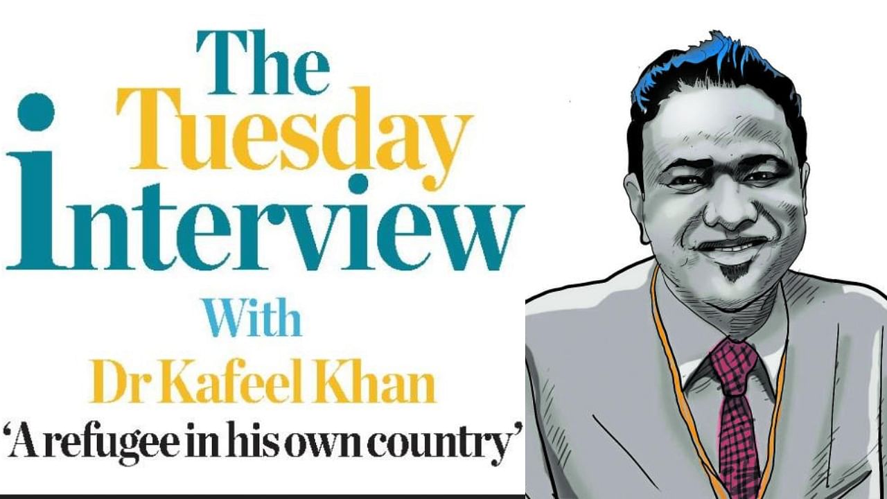The Tuesday Interview with Dr Kafeel Khan. Credit: DH Illustration