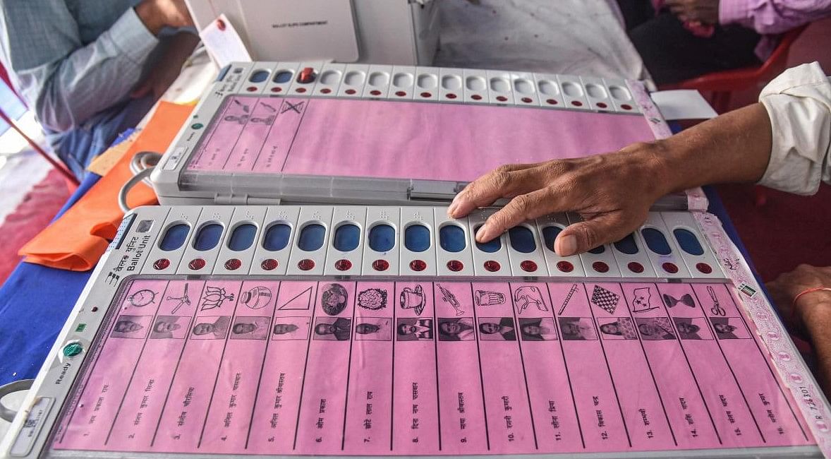 Electronic Voting Machine. Credit: PTI FILE PHOTO