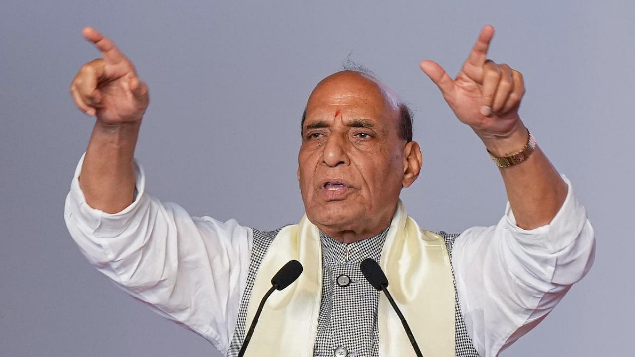 Senior BJP leader and Union Minister Rajnath Singh. Credit: PTI File Photo