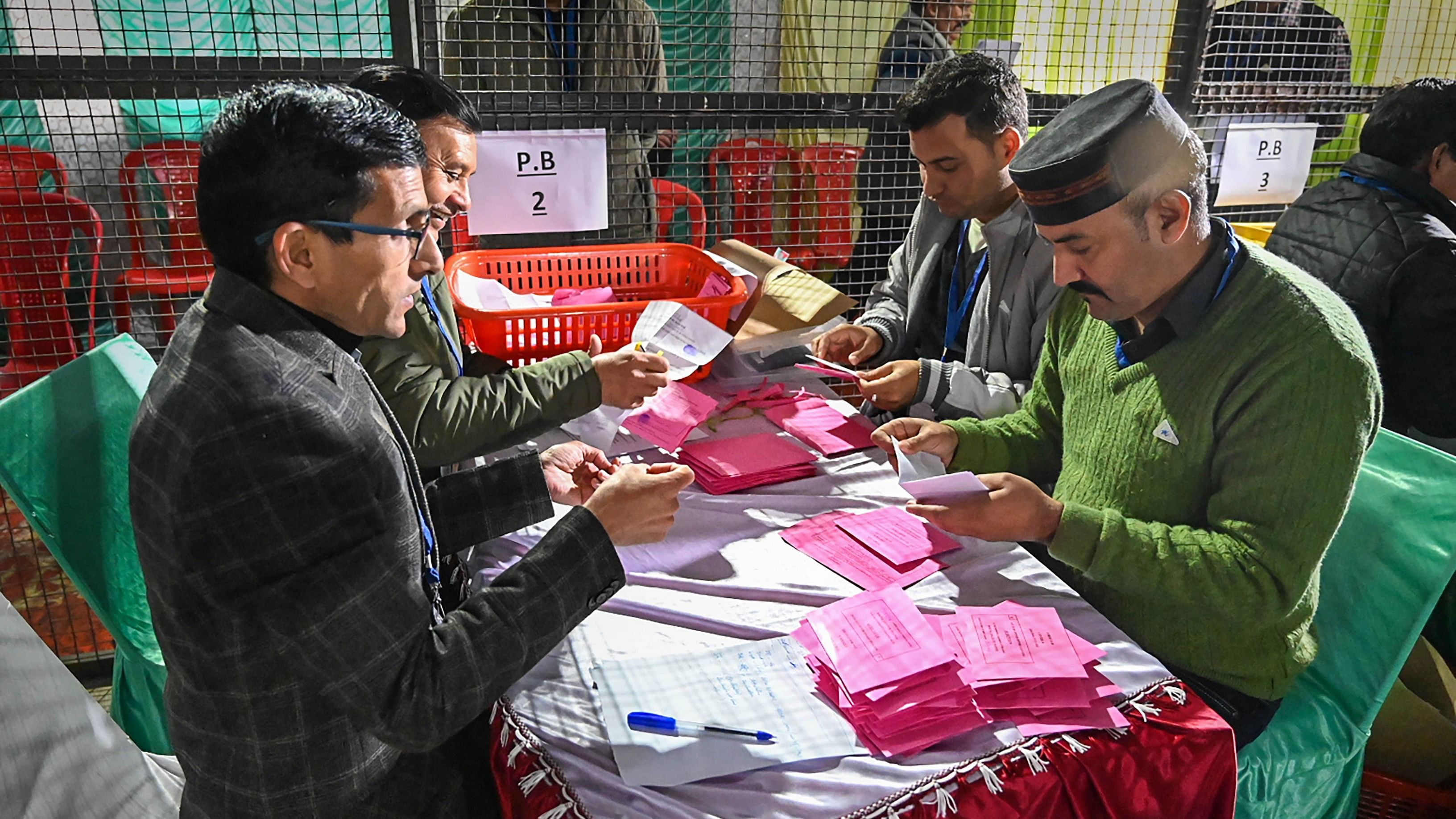 Counting of votes began at 8 am at 68 counting halls spread across 59 locations. Credit: PTI Photo