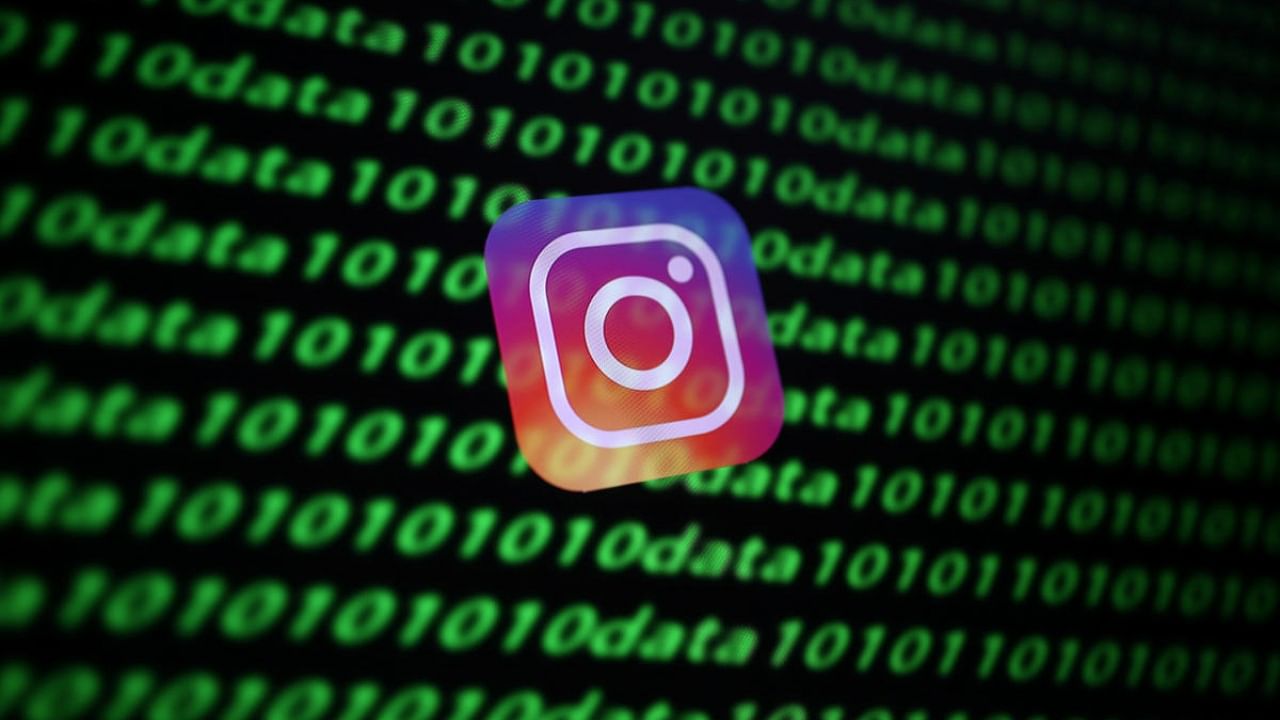 The Instagram logo and binary cyber codes are seen in this illustration. Credit: Reuters Photo
