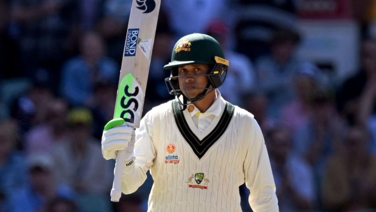 Australia batter Usman Khawaja. Credit: AFP Photo
