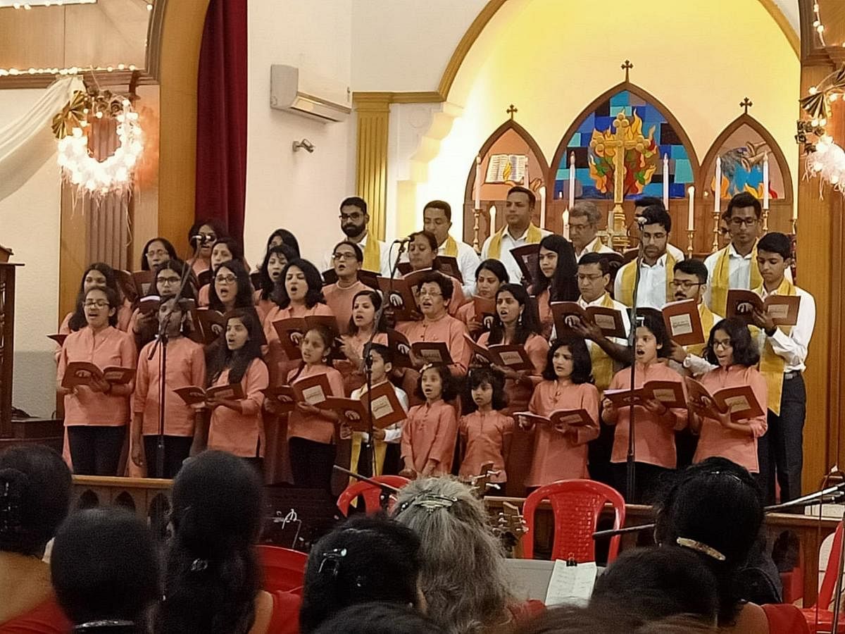 A Christmas carol service by the main choir at The Mar Thoma Syrian Church, Primrose Church, from 2019.