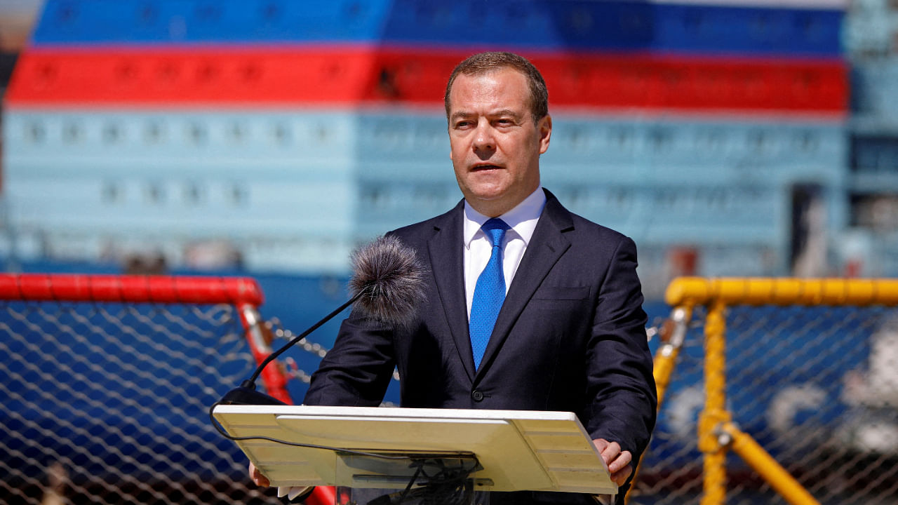 Russia's ex-president Dmitry Medvedev. Credit: Reuters Photo