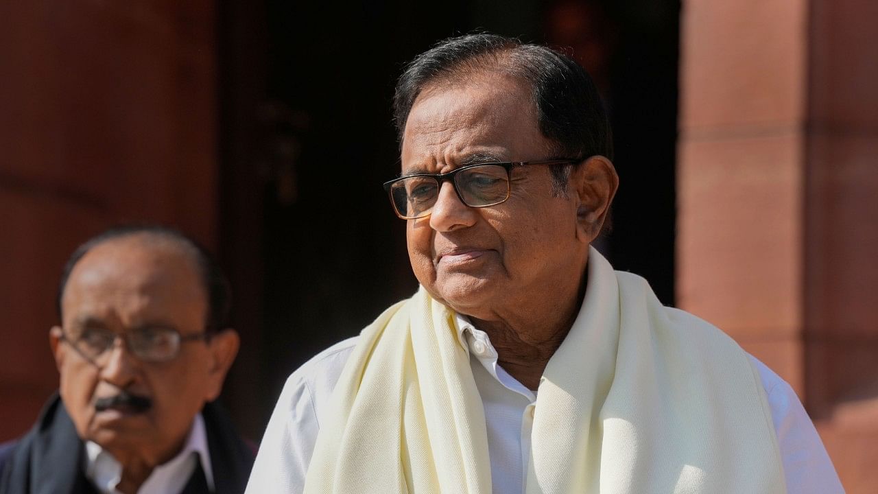 Congress leader P Chidambaram. Credit: PTI Photo