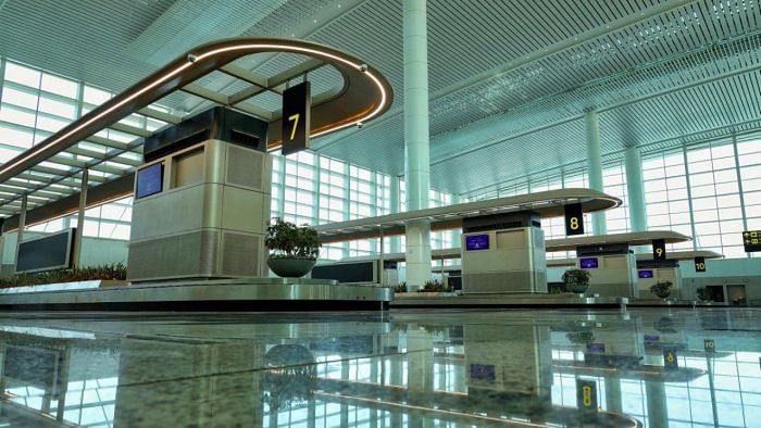  New arrivals terminal at Delhi airport's T1. Credit: PTI File Photo