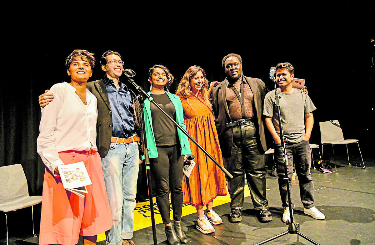 From left, Sanah, Garfield, Megha, Amani, Ife and Anil. PHOTO BY SIMON HADLEY