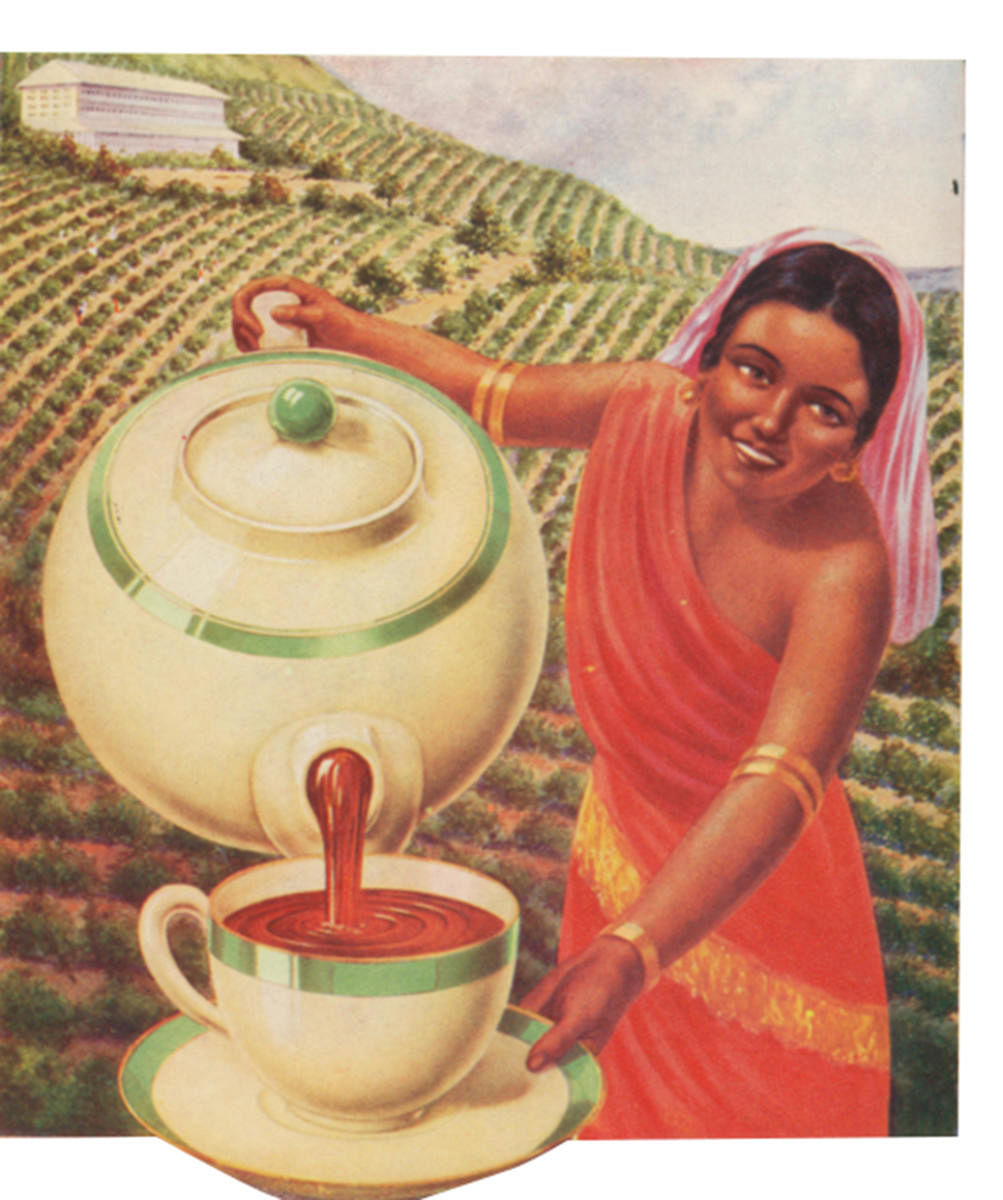 An Indian print ad for tea in the 1930s-40s. (Pic courtesy: Priya Paul Collection, New Delhi)