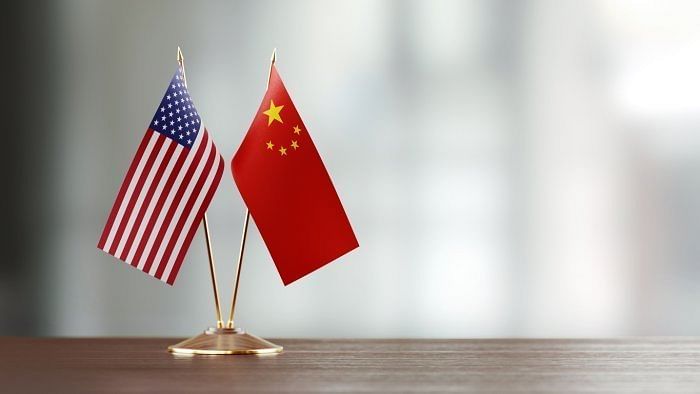 United States, China flags. Credit: iStock Photos