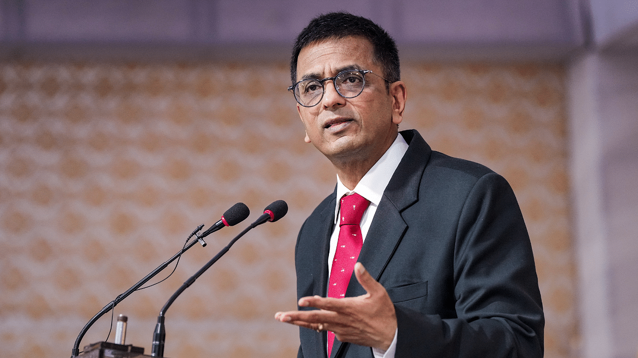 Chief Justice of India D Y Chandrachud. Credit: PTI Photo