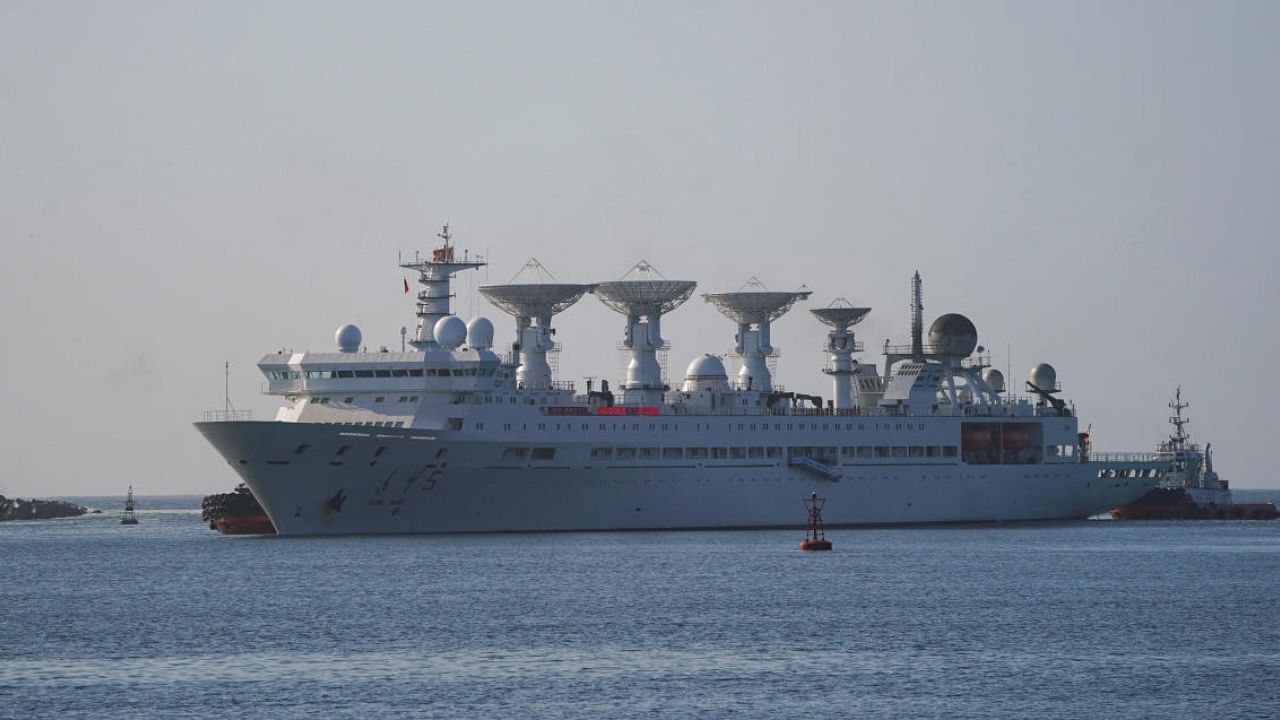 File photo of Chinese military survey ship Yuan Wang 5. Credit: Reuters Photo