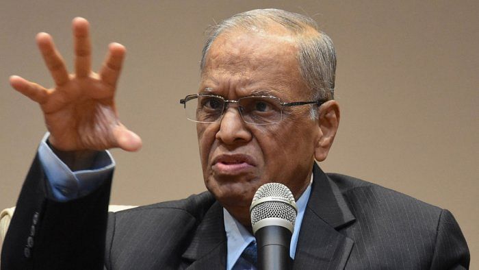 Infosys founder N R Narayana Murthy. Credit: AFP Photo