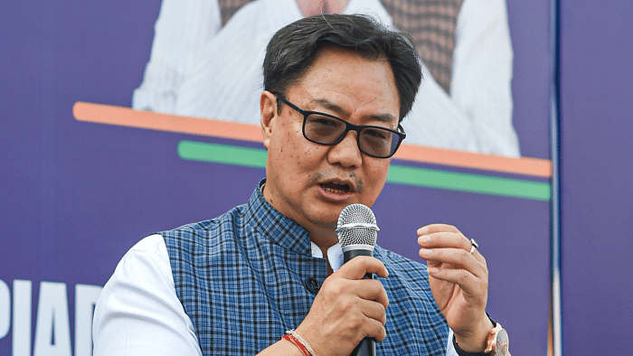 Law Minister Kiren Rijiju. Credit: PTI Photo