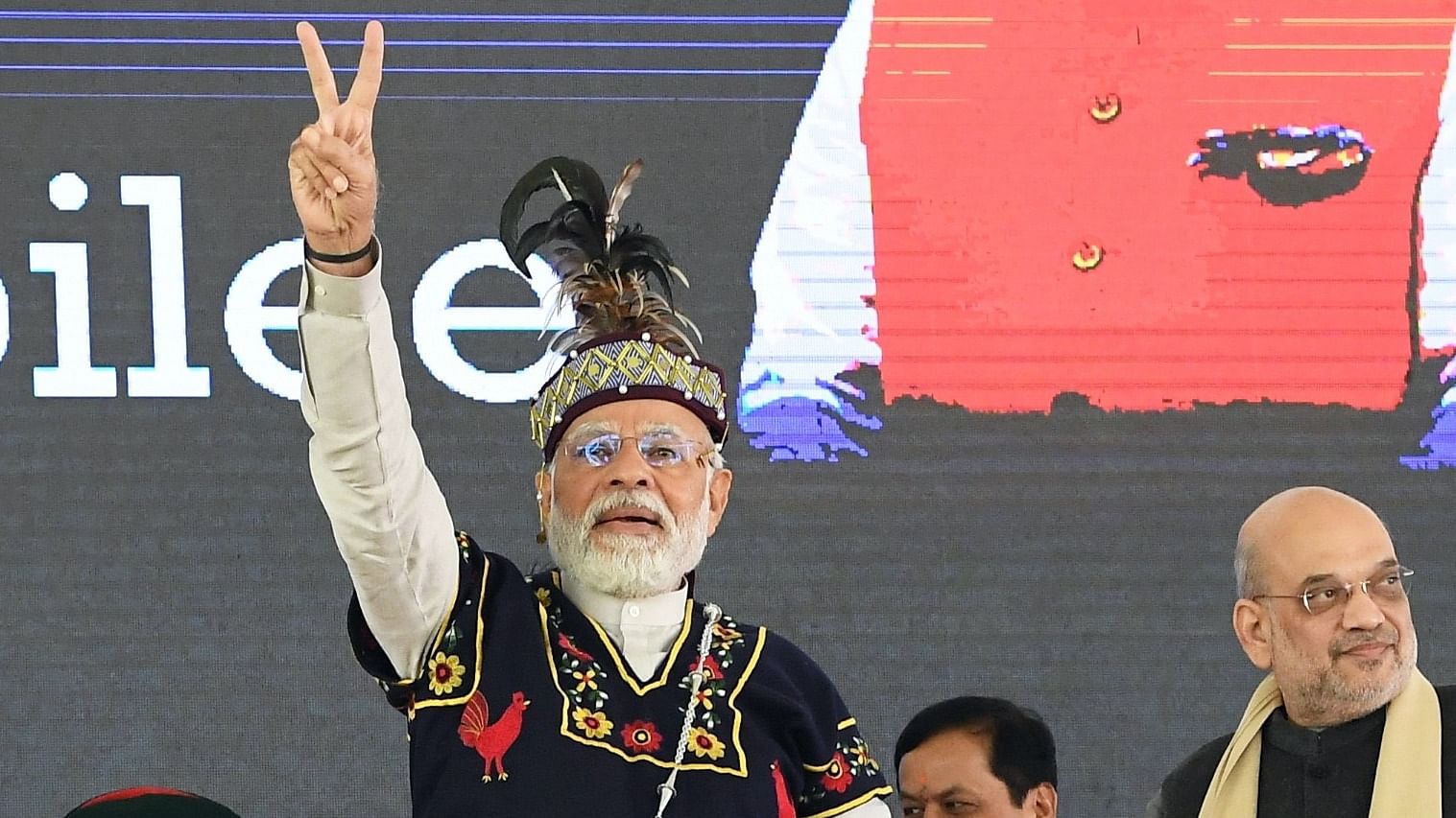 Stating that the Northeast has seen the way towards peace and progress in the past eight years under the NDA, Modi said several insurgent groups shunned the path of violence and have taken refuge in permanent peace. Credit: IANS Photo