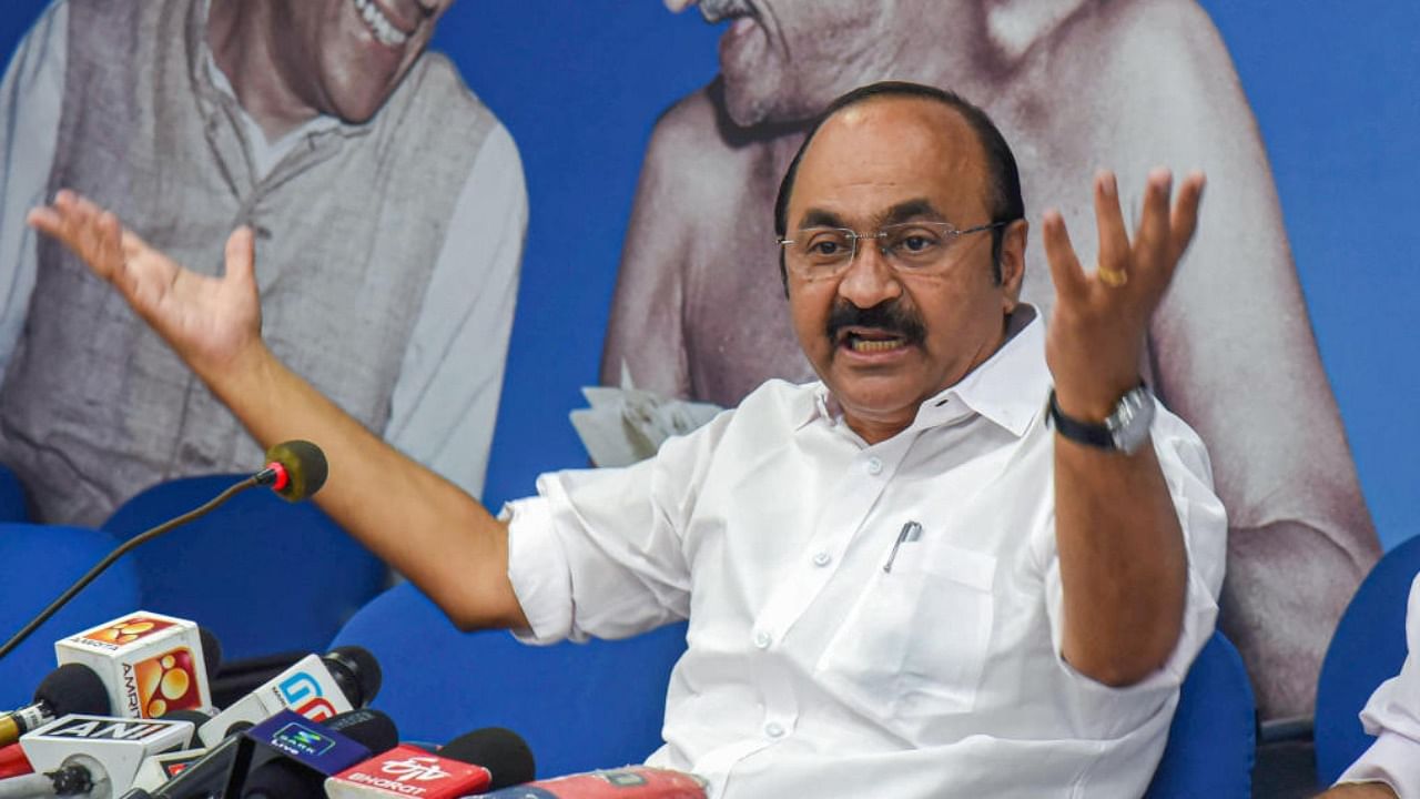 Opposition leader VD Satheesan said the satellite survey was inaccurate as it has not taken into account several residential and agricultural areas. Credit: PTI Photo