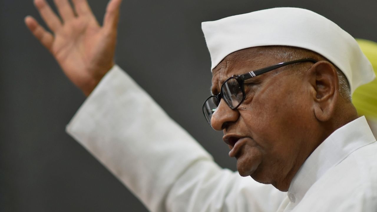 Social activist Anna Hazare. Credit: PTI File Photo