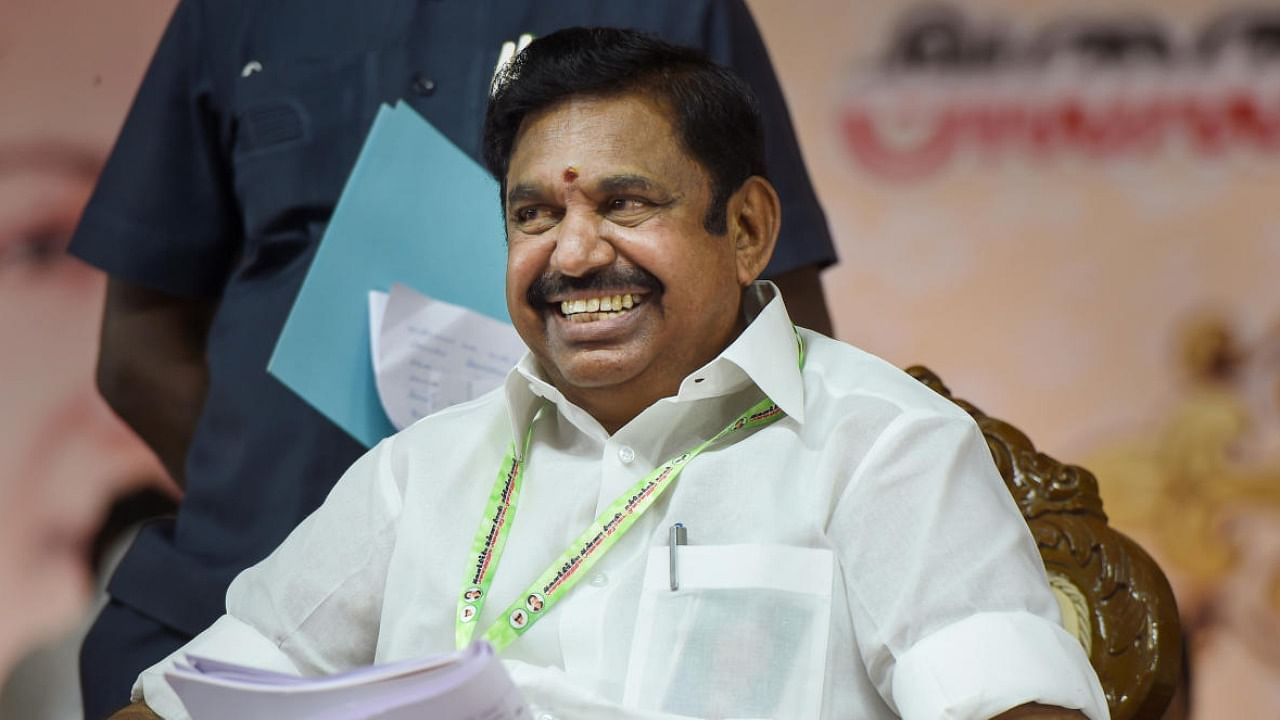 AIADMK interim general secretary Edappadi K Palaniswami. Credit: PTI File Photo