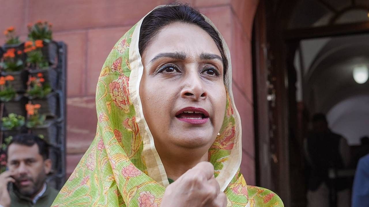 Harsimrat Kaur Badal. Credit: PTI Photo