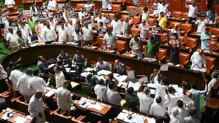 The Karnataka Assembly. Credit: DH File Photo