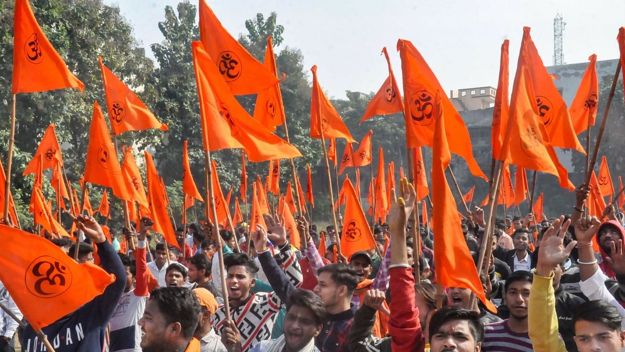 Police said around 15 Bajrang Dal members led by its district security chief Amit Hindu took part in the incident. Credit: PTI File Photo