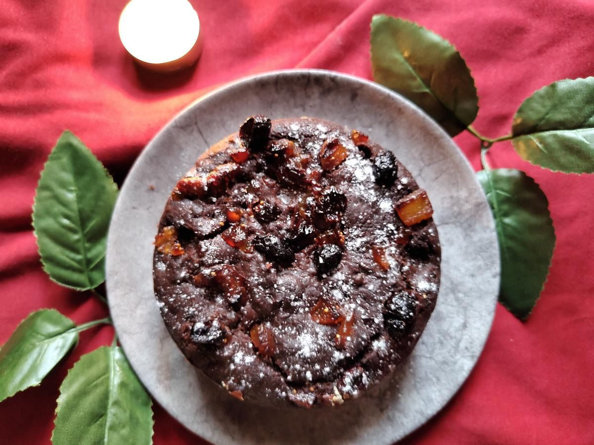 Plum cake by Nisha Iyer.