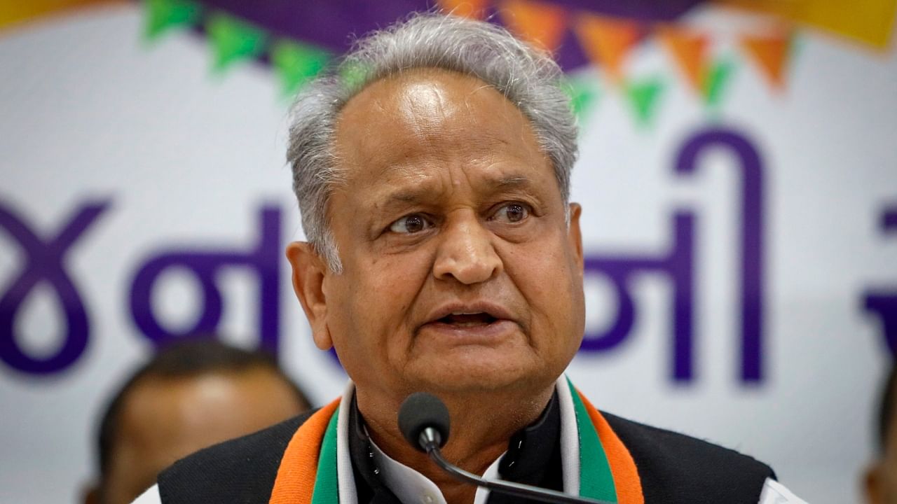 Gehlot was in Bharatpur to attend a programme. Credit: PTI File Photo