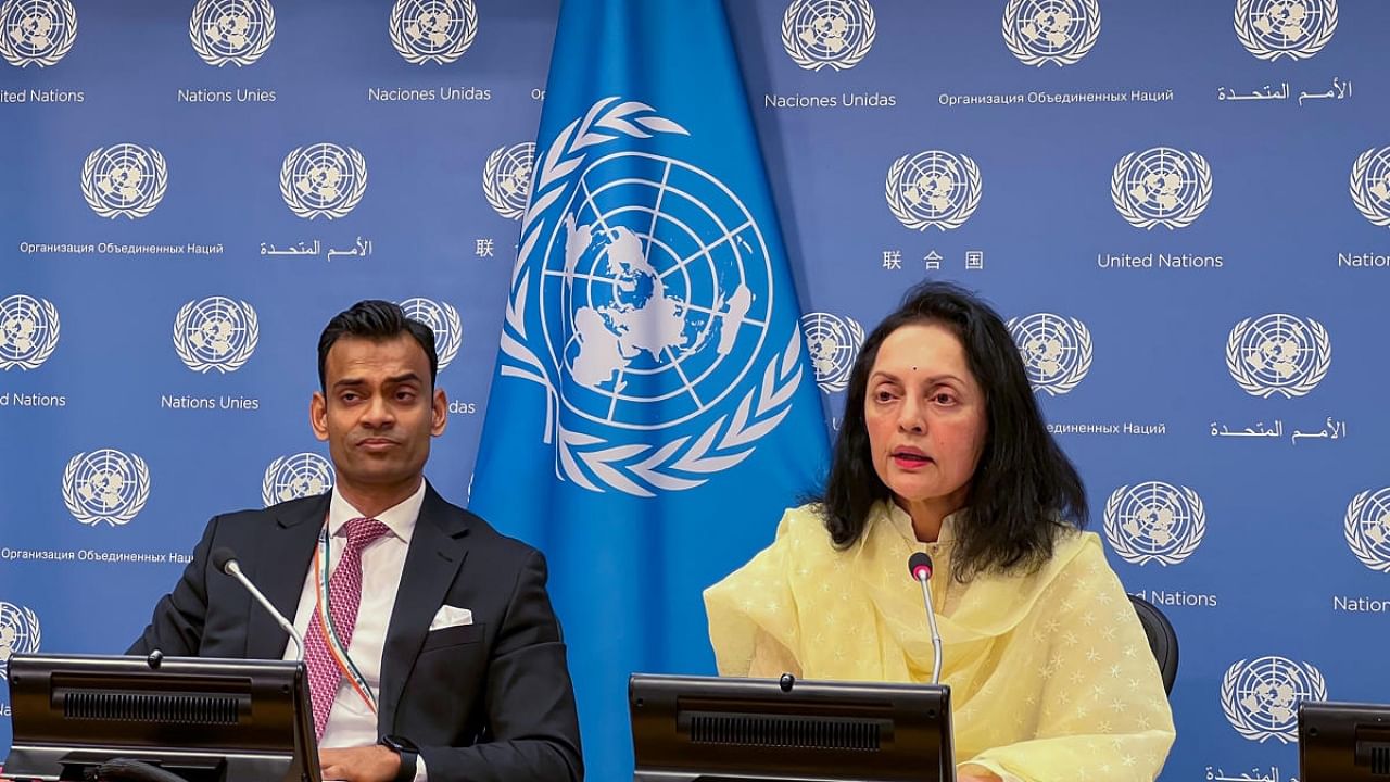 India’s Permanent Representative to the UN Ambassador Ruchira Kamboj. Credit: PTI Photo