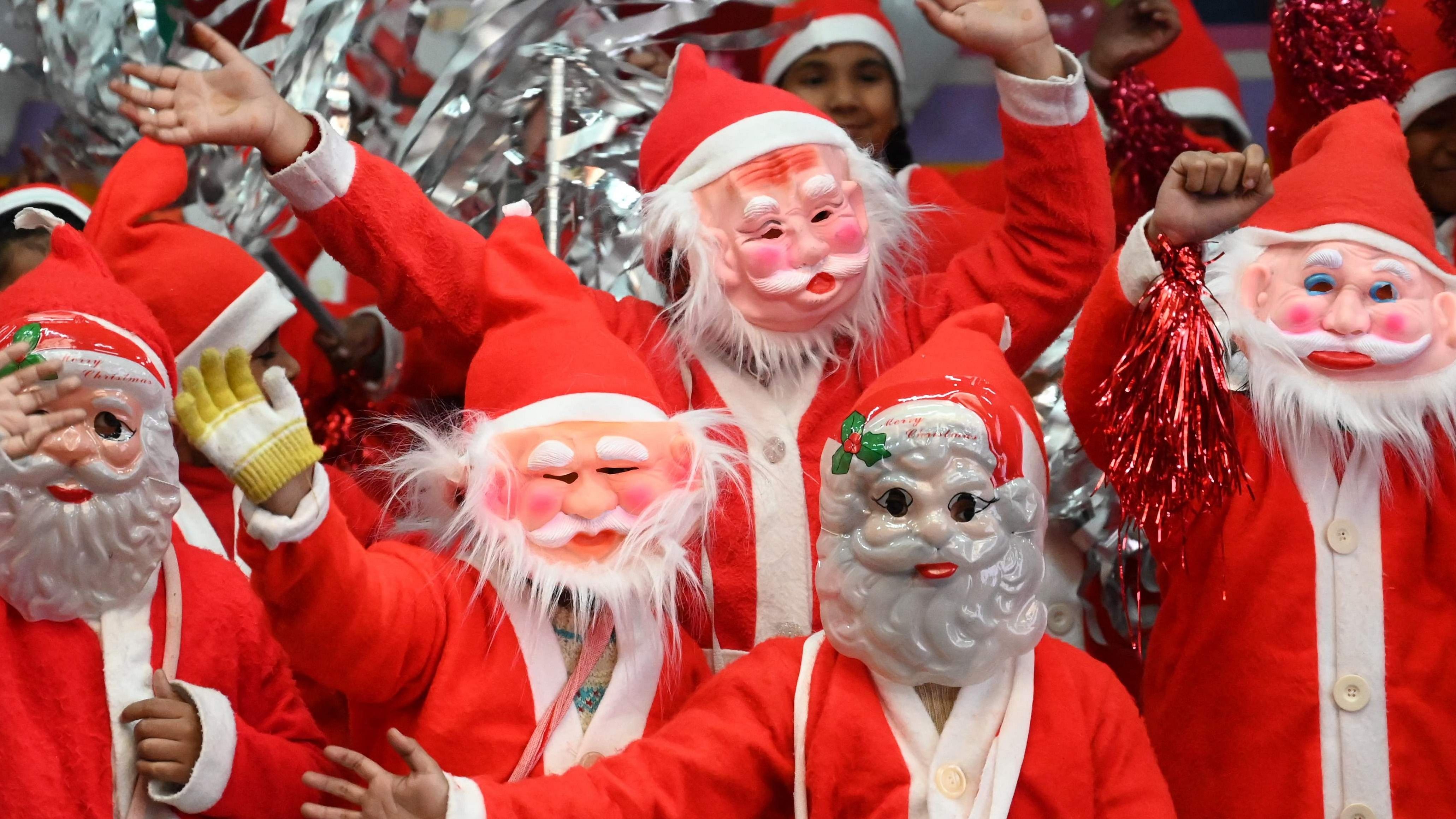Don't force Hindu children to dress up as Santa Claus, VHP tells Madhya Pradesh schools. Credit:  AFP Photo