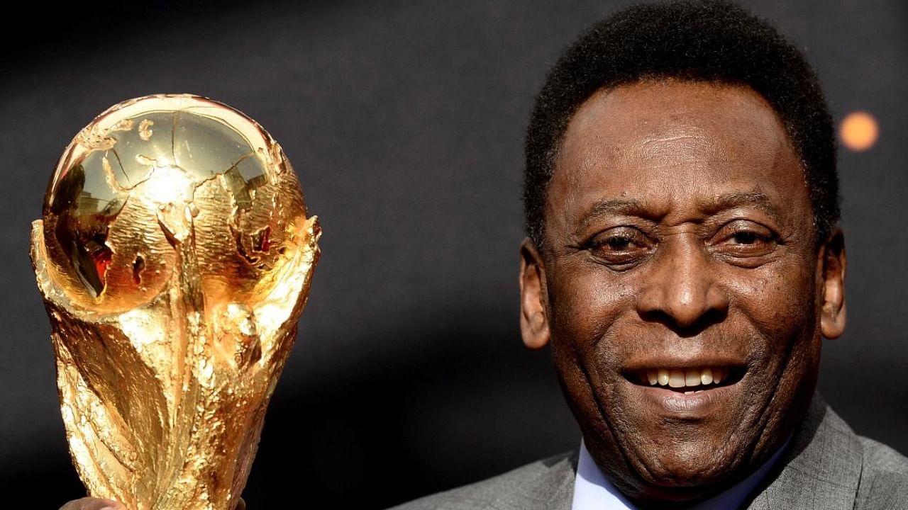File photo of Brazilian football legend Pelé. Credit: AFP 