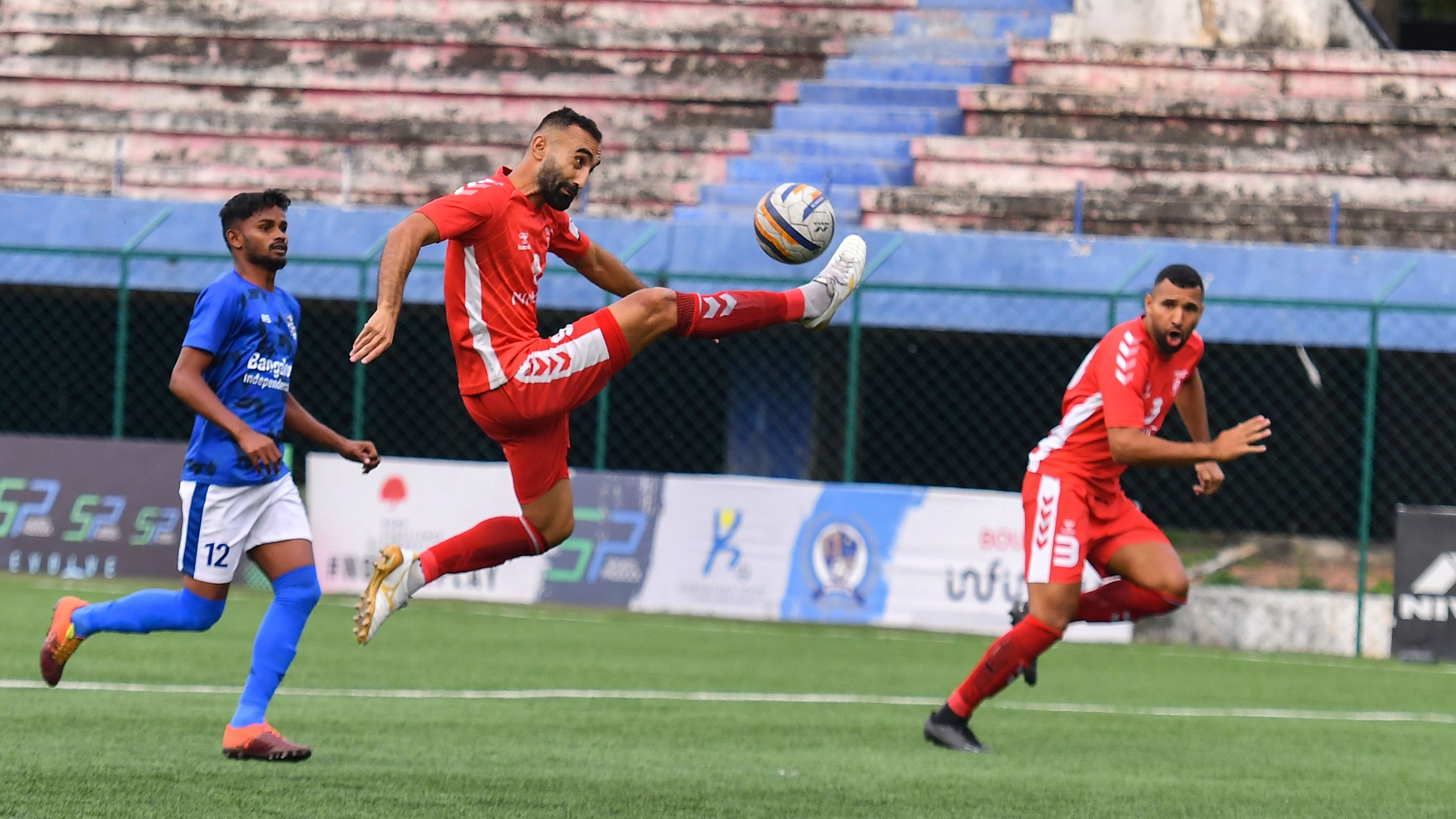 FC Bengaluru United's Mohamad Kdouh in action. Credit: DH Photo