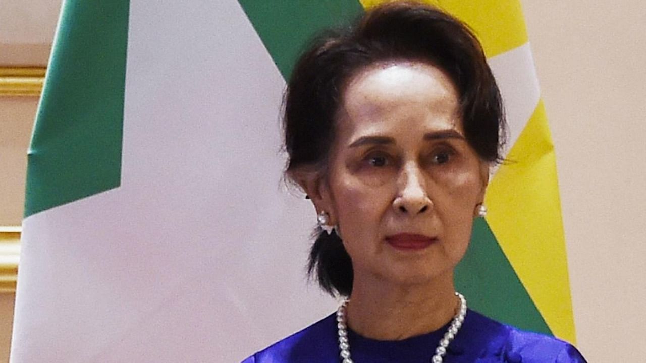 File photo of Aung San Suu Kyi. Credit: AFP