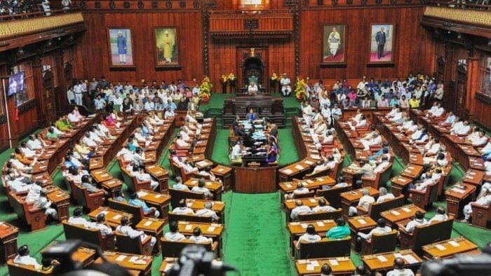 A view of the Karnataka Assembly. Credit: PTI