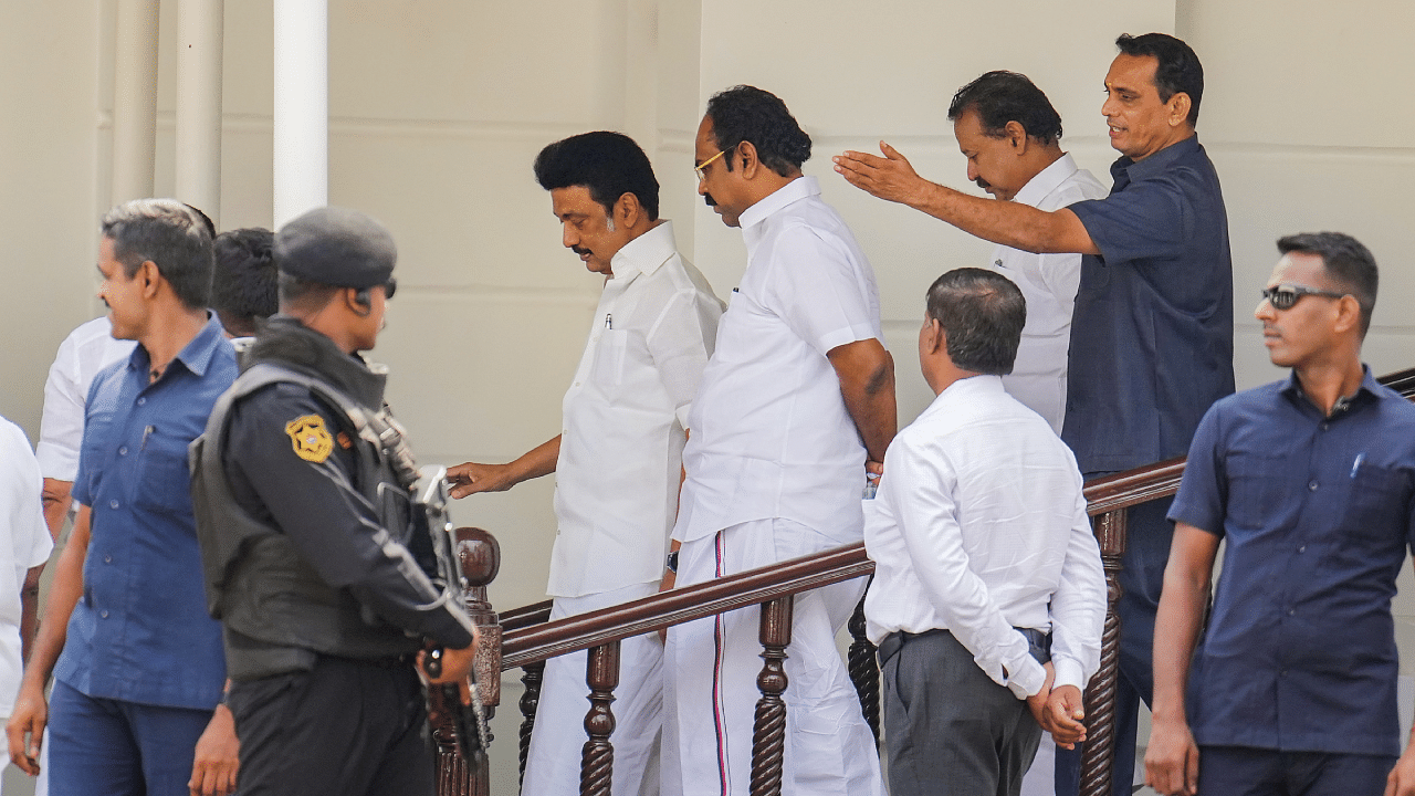 The session comes at a time when the DMK government is involved in an intense battle with the Governor over his 'refusal' to sign a bill banning online gambling and online games. Credit: PTI Photo