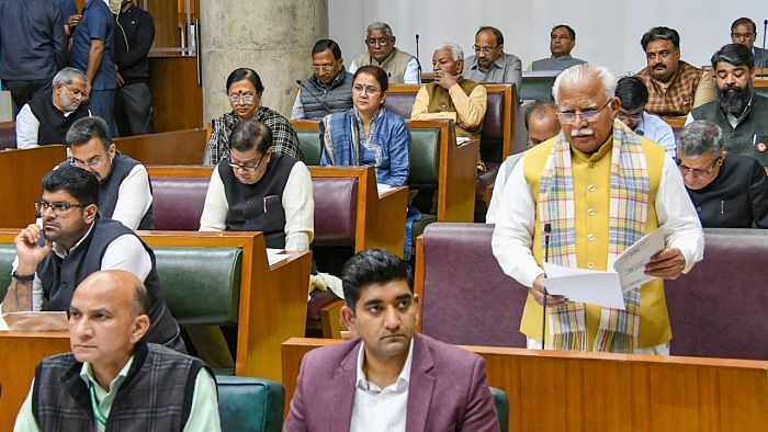 File photo of Haryana Assembly session. Credit: PTI Photo